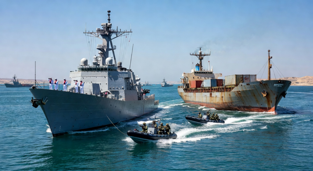 Estados Unidos intercepta buque iraní en el estrecho de Ormuz